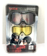 New in Pkg Bolle Snowboard Ski Goggles Bonus Lemon Storm Lens-Snowmobile - $24.95