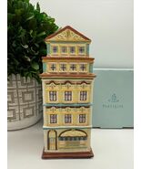 PartyLite Café Vienna Tealight House P8276 European Village Retired 2001... - $20.36