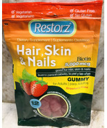 Resortz Hair/Skin/Nails 5,000mcg Biotin 12 Gummies. Vegetarian/Gluten Free - $6.81