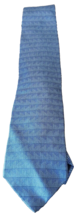 Vintage DKNY Men&#39;s Blue Geometric Dotted Pattern Silk Necktie Tie - £7.72 GBP