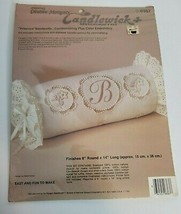 Candlewick Embroidery Kit 8367 Personal Primrose Bolsterette Paragon Needlecraft - £19.97 GBP