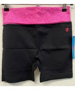 ShoSho Sho Active Shorts Women’s, L/XL, Black with Pink Waist Band NWT - £10.32 GBP