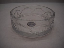 VINTAGE Rogaska CRYSTAL Candy Dish SCALLOP Line PATTERN Round SHALLOW St... - £54.93 GBP