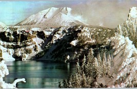 Mount Scott Crater Lake National Park California Postcard 1971 - £5.44 GBP