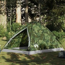 vidaXL Camping Tent Dome 2-Person Camouflage Waterproof - $1,682.16 MXN