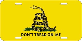 Don&#39;t Tread On Me Gadsden Flag Assorted Uv Printed Metal License Plate A - £9.90 GBP+