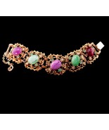 Antique Victorian bracelet - Edwardian color cab Art Nouveau - renaissan... - £99.90 GBP