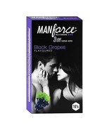 Manforce 3 in 1 (Ribbed, Contour, Dotted) Wild Black Grapes Flavoured Co... - £9.30 GBP