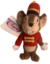 The Disney Store And Parks Mini Bean Bag Plush Timothy Mouse Dumbo 8&quot; Circus - £6.87 GBP