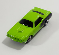 Maisto Plymouth Barracuda 3&quot; Diecast Scale Model Lime Green Hemi - $40.82 MXN