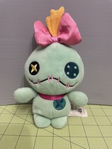 Disney Lilo Stitch Scrump Plush Rag Doll Mint Green Pink Bow Soft Play T... - $16.82