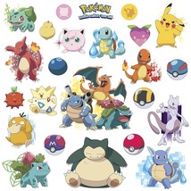 RoomMates RMK2535SCS Pokemon Iconic Peel and Stick Wall Decals - $34.35