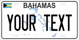 Bahamas Map License Plate Personalized Custom Auto Bike Motorcycle Moped - £8.69 GBP+