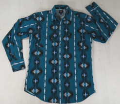 Panhandle Slim Pearl Snap Front Western Shirt Aztec Southwestern Mens Me... - $46.74