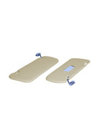 FOR MERCEDES W113 PAGODA INTERIOR SUNVISOR MIRROR CREAM  PAIR 1967-1971 ... - $150.38