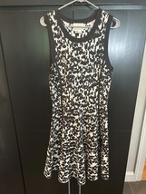 Kate Spade Floral Jacquard Knit Fit &amp; Flare Dress - Size M - $1,660.76 MXN