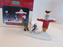 Lemax 73213 The Forgotten Summer Scarecrow Snow Covered Figures Village ... - $12.30