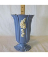 KUPPER 9&quot; Blue &amp; White Vase - Made in America - Wedgewood Style - £5.32 GBP