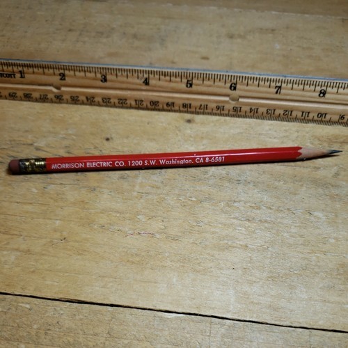 Vintage  MORRISON ELECTRIC CO. 1200 SW WASHINGTON CA 8-6581 Advertising ... - $18.32