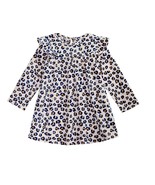 First Impressions Baby Girls 12M Faintest Pink Leopard Print Dress NWT - £6.65 GBP