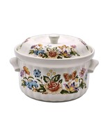 Aynsley Cottage Garden Oven To Tableware Casserole Dish English Bone Chi... - $62.00 CAD
