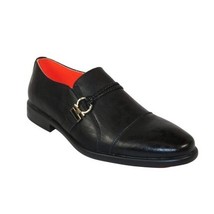 Men's Shoes The Cuban L TAYNO Leather Cap Toe Loafer Black image 7