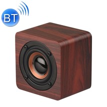 Q1 Eco Wooden Mini 3W Portable Speaker + Mega Bass + Wifi + Bt 5 Play Back 8 Hours - £32.12 GBP