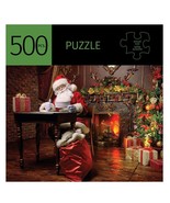 Santa Christmas Jigsaw Puzzle 500 Piece 28&quot; x 20&quot; Durable Fit Pieces Lei... - £14.79 GBP