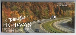 Tennessee Official State Road Map 1992 - $7.87 CAD