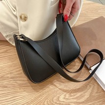 Elegant Women Half Moon  Bags Soft PU Leather Bucket Bag Female Hobos Office Wor - £91.90 GBP