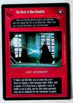 The Circle Is Now Completet CCG Card - Star Wars Premier Set - Decipher - 1995 - £3.02 GBP