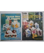 Pattern Books for Tissue Box Covers in Plastic Canvas - set of 2 Leaflet... - £2.11 GBP