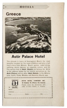 1969 Astir Palace Hotel Greece Advertisement Vintage European Travel G2A - $19.99