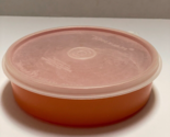 TUPPERWARE WONDER BOWL Harvest ORANGE  #1405 with Clear SEAL #227 Vintage - $5.94