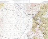 Ione Quadrangle, Nevada 1950 Topo Map Vintage USGS 15 Minute Topographic - $16.89