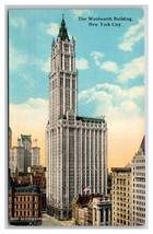 Woolworth Costruzione Nuovo Città di York Ny Nyc Unp DB Cartolina - £2.38 GBP