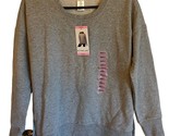 Active Life Comfy Sweatshirt Womens Size S Gray Rainbow Long Sleeve Athl... - $14.45