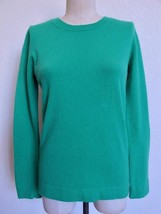 J. Crew Cotton Wool Teddie Sweater XS Heritage Green F5199 Pullover - £11.77 GBP