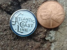 Atlantic Coast Line Railway railroad rail road train Hat Pin Tie Tack - $14.99