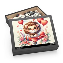 Personalised/Non-Personalised Puzzle, Lion in Plane, awd-426, (120, 252, 500-Pie - £19.55 GBP+