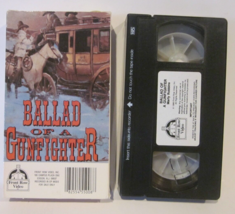 Ballad Of A Gunfighter Vhs Front Row Video Rare Western Marty Robbins Ep Mode - £10.46 GBP
