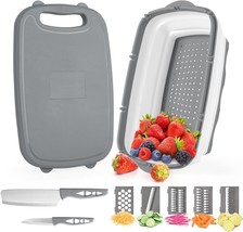 Gifts For Happy Campers: Gintan Camping Cutting Board, 9-In-1 Collapsible - £27.37 GBP