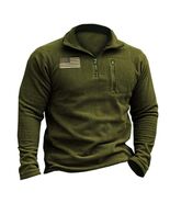 Beotyshow Men&#39;s Military Tactical Fleece Jacket Quarter Zip Size XXL - $143.17 MXN
