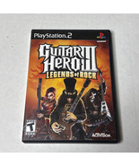 Guitar Hero 3: Legends of Rock PS2 PlayStation 2 COMPLETE CIB Video game - $144.34 MXN