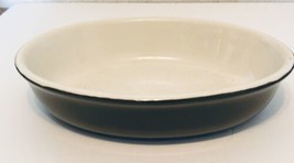 Hall Pottery Oval Baking Casserole Dish Forest Green #710 Made in U.S.A ... - $21.23