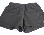 Patagonia Women&#39;s Baggies 5&quot; Black Shorts Pockets Style 57058 Size Medium - $36.00