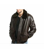 Tanners Avenue men&#39;s Aviator Leather Bomber Jacket - $270.80 CAD