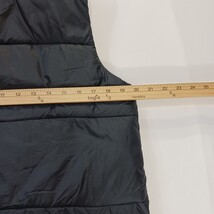 Abercrombie & Fitch Women's Size Medium Black Full Zip Button Hoodie Puffer Vest image 6