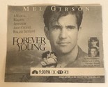 Forever Young Vintage Tv Ad Advertisement Mel Gibson TV1 - $5.93