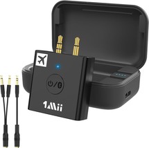 1Mii Upgraded Dual Bluetooth 5.3 No Delay Wireless Audio Transmitter W/1... - $31.97